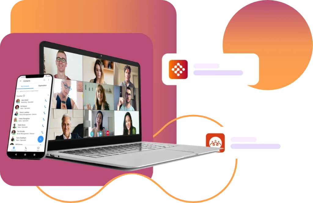 Staff video call